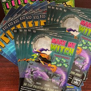 $250 PA Lottery Scratch Off Tickets