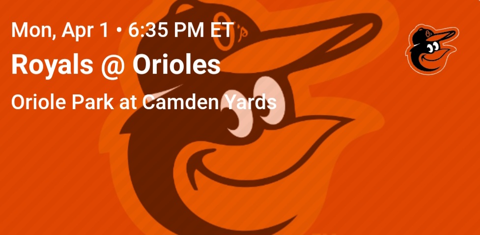 4 Orioles vs Royals Tix + Buffet + Parking