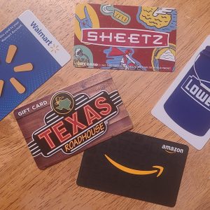 $250 Worth of Gift Cards