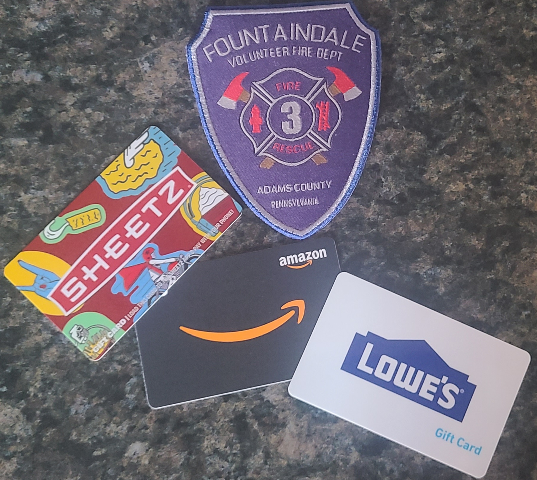 Amazon, Sheetz and Lowe's - $100 Each