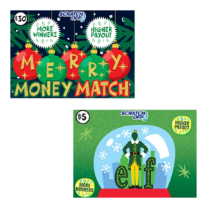 $200 Christmas Lottery Scratch Off Tickets